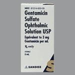 Gentamicin-Ophthalmological