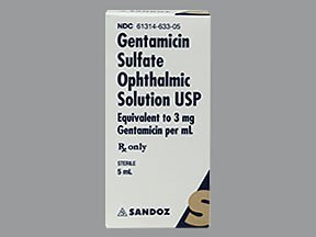 Gentamicin-Ophthalmological