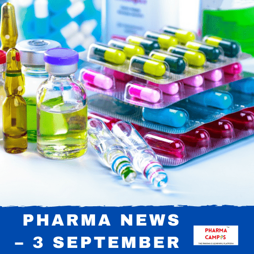 Pharma news – 3 September 2020